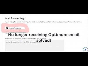 No longer receiving Optimum email solved!