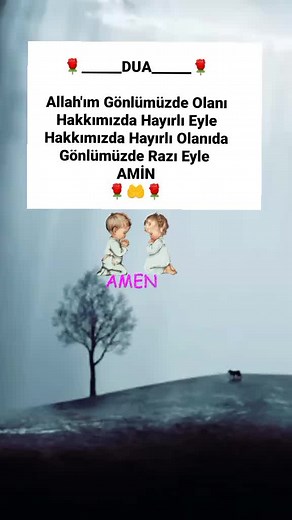 Animated Prayer Scene with Cartoon Characters