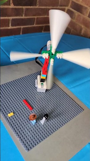 💨 Build & Code a Cooling Fan with LEGO WeDo! 🌟 #lego #diy #wedo