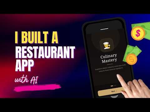 Smartdine - Restaurant App UI fully functional walkthrough - React, Node Js, Expo, typescript