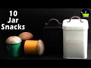 Jar Snack Recipes | Indian Jar Snacks | Dry Snacks | Snacks Recipes | Teatime Snacks |Evening snacks