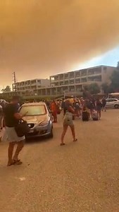 3.7K views · 55 reactions | ♨️#Grecia #Incendi a #Rodi, code di...