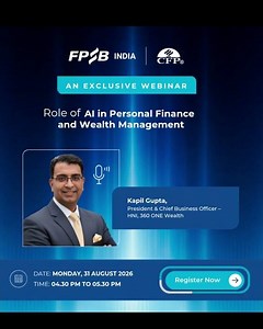 📢 Webinar Alert: Role of AI in Personal Finance and Wealth Management