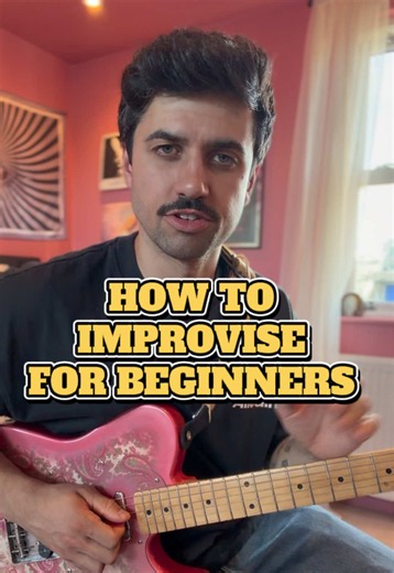 How to Improvise on Guitar for Beginners: Easy Licks to Start