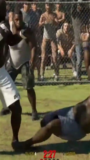 Kimbo Slice Knocks Out Derrick Lewis in UFC 5 Backyard Brawl! 🥋 #Shorts | AI Simulation Gameplay