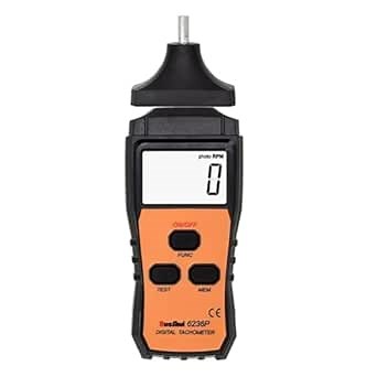 Digital Tachometer Laser Non-Contact Tacometro Smart Sensor Speed Meter Range 2.5-99999 RPM Auto Handheld Motor Tester (6236P)
