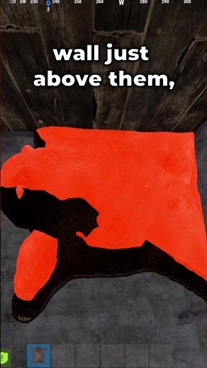 Try This Bear Rug Trick For Your Rust Trapbase!🪤#rust #rusttok #rusttips #rustexploit