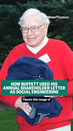 Warren Buffett's annual Berkshire Hathaway shareholder letter was more than a report; it was a tool for "social engineering." | Yahoo Finance