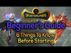 Splinterlands Beginner's Guide: 6 Things I Wish I Knew When I Started