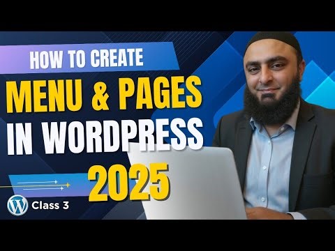 Create Menus and Pages in WordPress Easily | Urdu/Hindi Beginners Tutorial