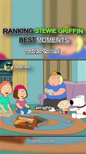 Ranking Stewie Griffin best moments