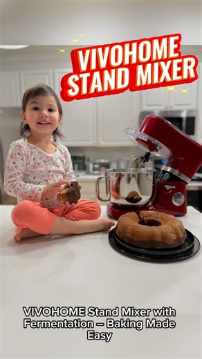 Brigitte ilkay Savran on Instagram: "Powerful, smart, and made for baking 🍞✨ Loving how the VIVOHOME Stand Mixer makes dough prep and fermentation so easy! @vivohome.official #vivohome #standmixer #ʜᴏᴍᴇʙᴀᴋɪɴɢ #kitchenmusthave #bakinglovers"