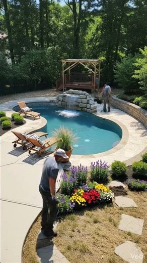 Backyard Pool Transformation | Luxury Pool Build Timelapse (Before and After Makeover)