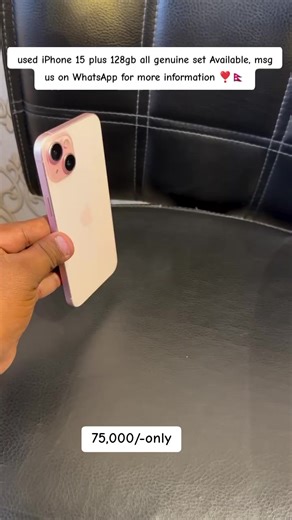 Used iPhone available 📱 No major scratches Battery and performance okay Message on WhatsApp for details”#iphone15plus #foryoupage #delevery_avaible_all_over_nepal #goviralnepalitiktok🇳🇵❤🙏 #unfrezzmyaccount