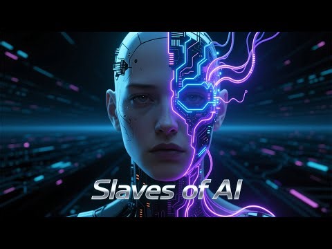 Slaves of AI (resonant bass voice, theremin, phonk) [Lyrics Video]