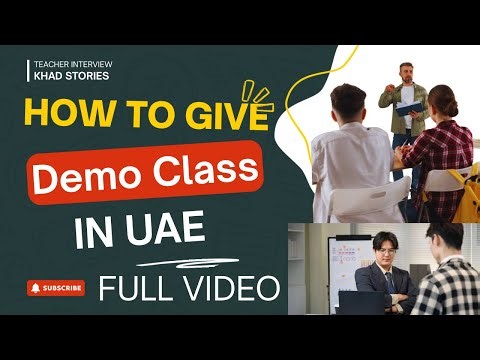 How to Impress Observers in a Demo Lesson | UAE Teacher Demo Class | Dubai Teacher