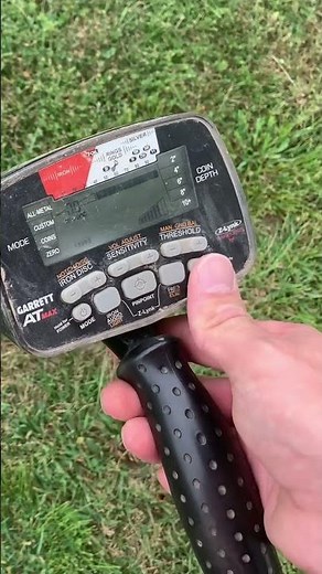 HOW TO GROUND BALANCE YOUR GARRETT ATMAX METAL DETECTOR 🧐 #shorts #metaldetecting #tutorial
