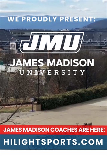 James Madison University Athletics — Built Different. The Dukes have proven time and again that hard work, discipline, and relentless drive build championship programs. From football to soccer, JMU’s commitment to excellence shows what it takes to compete at the next level. And now, their coaches are recruiting directly on Hilight Sports. 📲 If you’re serious about getting noticed — create your free profile today, upload your highlights, and use the first ever College Recruitment AI Agent to hel