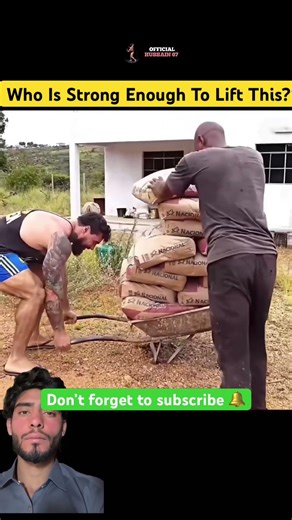 Heavy Cement Load Challenge — Who Will Win? 💪😱🥴. #respectshorts #respect #viralvideo #viralshort