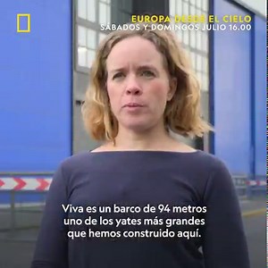 "Viva", un yate de 94 metros, ya está listo para salir al mar. El reto es transportarlo desde un astillero de más de 100 años a través de un laberinto de estrechos canales. EUROPA DESDE EL CIELO, nuevos episodios, todos los sábados y domingos a las 16.00 en National Geographic | National Geographic