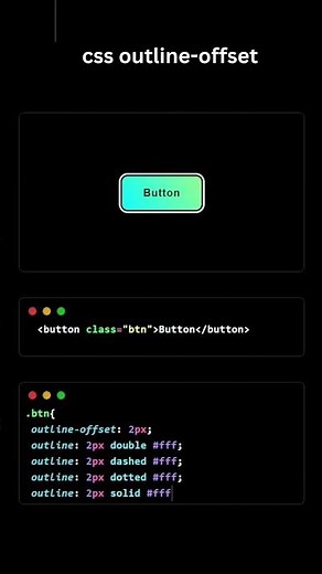 How to Use CSS Outlines and Borders to Improve Accessibility | CSS Outline vs Border #webdevelopment