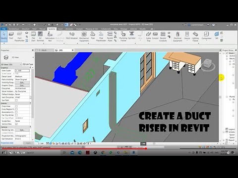 Create A Duct Riser In Revit