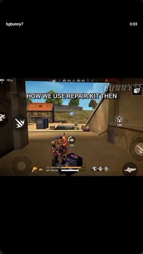 how we use repair kit than 2018#freefire #freefireclips