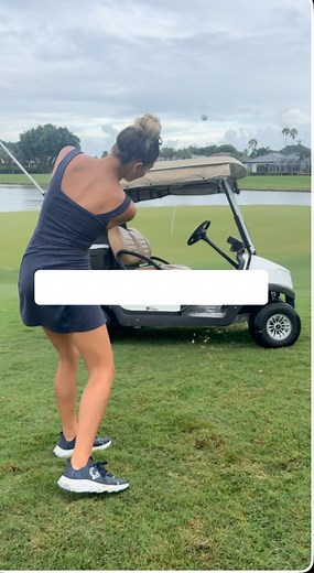 Over the cart? | Gabbygolfgirl