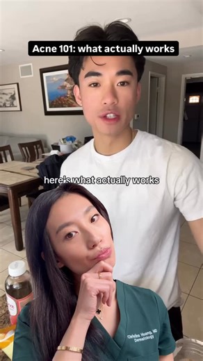 Dr. Christina Huang | Dermatologist on Instagram: "Struggling with acne? Save your scrolling! 🚫 Here is what ACTUALLY works (from a dermatologist)🧠: 1️⃣Accutane (Isotretinoin) There might be mixed feeling about this in the general public… but most dermatologists would not hesitate to prescribe a course of accutane for acne, especially if there are deeper cystic acne and scarring. Usually on average an 8 month course and can nip it in the butt. But there are more potential side effects and bloo