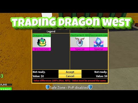 What People Trade For DRAGON WEST Fruit🐲*UPDATED* (Blox Fruits Trading Dragon West)
