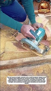 Accurate Wood Cutting with a Circular Saw | Boat Carpentry Precision Work