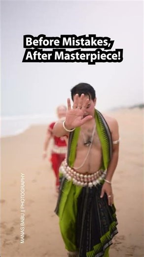 From Mistakes to Masterpiece: Watch Our Konark Beach Classical Dance Transformation!
