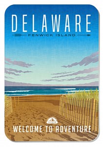 Rectangle Aluminum Sublimation Magnet