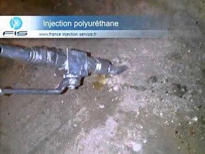 F.I.S injection de résines PU acquaréactive