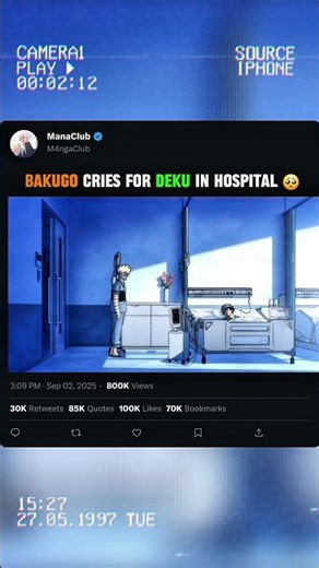 Bakugo CRIES for Deku 🥺 #anime #mha #mhaedit #myheroacademia #deku #animeedit