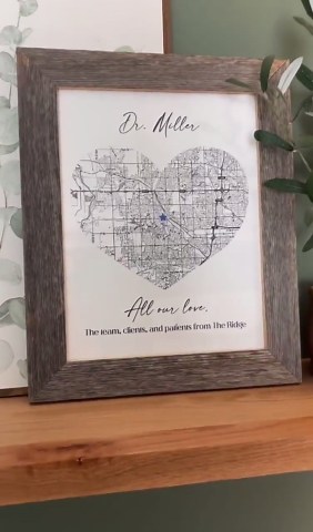 Thank You Gift for Retiring Teacher- Personalized Map Appreciation Gift for Principal Retirement Party - Etsy