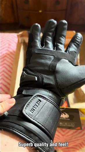 Merlin Heated Motorcycle Gloves - So close to being perfect! #motorcyclegear #motorcycle #bikerlife