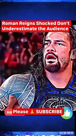 Roman Reigns Shocking 😲 Don't Underestimate the Audience😲 #wwe #boxing #ufc #sports