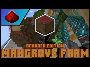 THE FASTEST Mangrove Farm (1.20 Bedrock Edition)