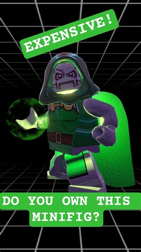 Do YOU own this expensive Doctor Doom LEGO minifigure? 😳 #LEGO #DoctorDoom #Minifig