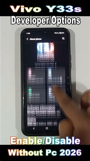 How to Vivo Y33s Developer Options in Settings | Vivo Y33s Developer Options | Enable Developer 2026