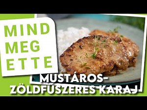 Mustáros-zöldfűszeres karaj | Mindmegette.hu