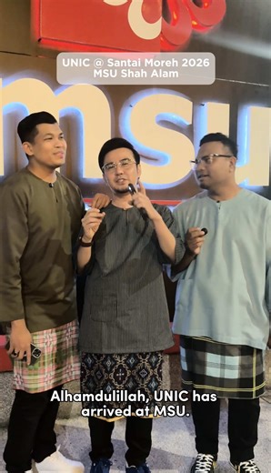 Great music, great vibes! ✨ UNIC made MSU Santai Moreh 2026 even more special with their famous songs. So happy to celebrate Ramadan together on campus. 🌙🎶 You’ve heard their feedback, now it’s your turn to experience Ihya Ramadan at MSU Campus. 🌙✨ @MSUmalaysia.official @Mohd Shukri Ab Yajid @UNIC MSUIhyaRamadan2026 #RamadanCare #RamadanShare #RamadanRecharge #RamadanVibes #RamadanConnect