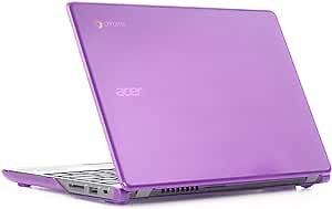 mCover Purple iPearl Hard Shell Case for 11.6" Acer C720 C720P C740 Series ChromeBook Laptop (NOT Compatible with Newer 11.6" Acer Chromebook 11 C730 / CB3-111 / CB3-131 Series Laptop)