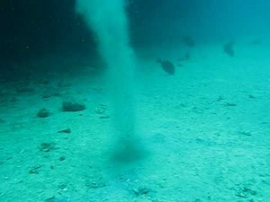 underwater tornado in Aruba