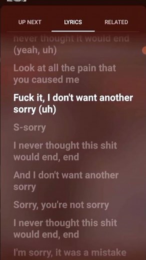 Dax I Don't Want Another Sorry lyrics#trending #fyp #hiphop #lyrics#dax