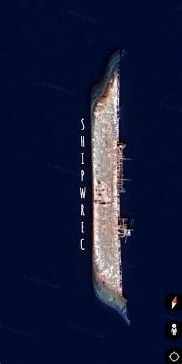 shipwreck Found on Google Earth map #mystriousfacts #mystriousplace #googlemaps #googleearth #viral