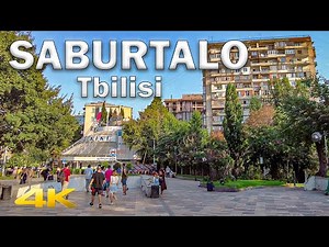 Saburtalo – Walking Tour of the Real Tbilisi no one shows you 【4K – 60fps】 🇬🇪