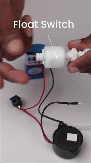DIY Water Spill Alarm Under ₹150 💧 | Simple Electronics #DIY#Electronics #WaterAlarm #Engineering