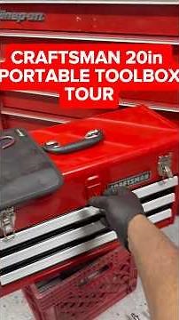 ORGANIZED CRAFTSMAN 20in TOOL BOX TOUR #diesel #mechanic #howto #diy #tools #youtubeshorts #snapon